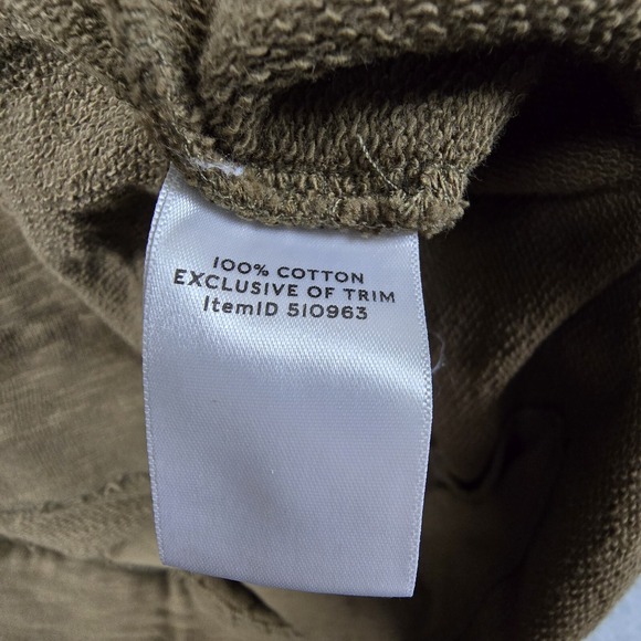 LL Bean Signature Pullover 1/2 Zip Mens Large Slim Fit Front Zip Pocket - Picture 7 of 10